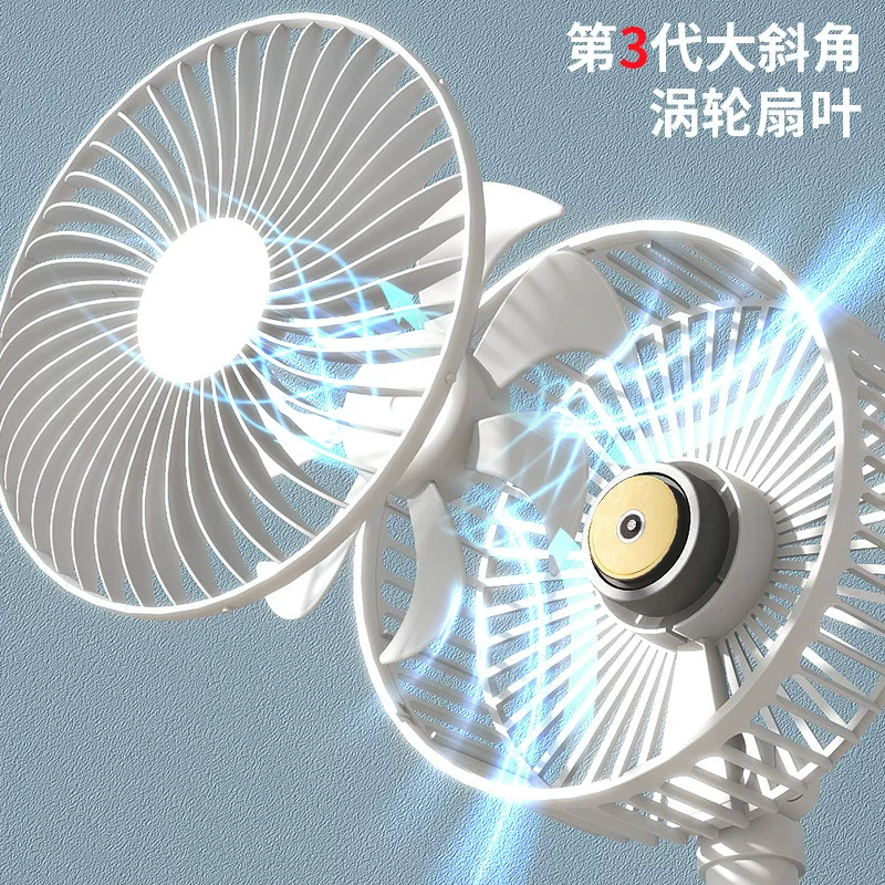 USB Foldable Rechargeable Fan - Image 4
